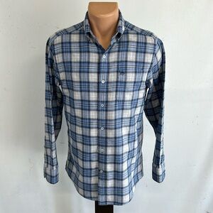Southern Tide long sleeve button down collar flannel shirt.  S
